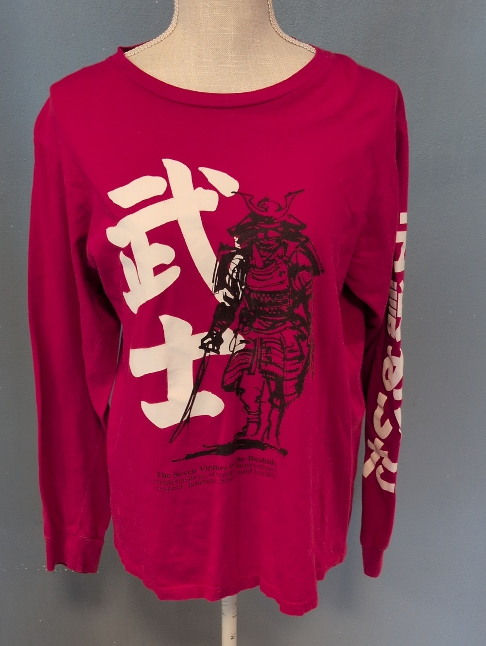 Zuni The Seven Virtues Of Bushido 100% Cotton Long Sleeve Shirt WayOfTheWarrior